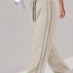 SHEIN Beige Wide Leg Pants